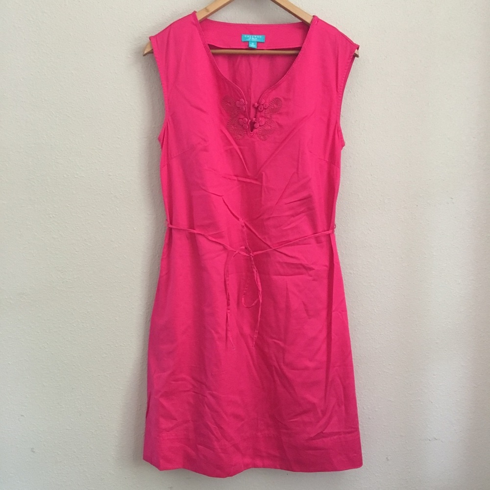 Calypso St. Barth Target Pink Mini Dress Size 10 - Picture 2 of 7